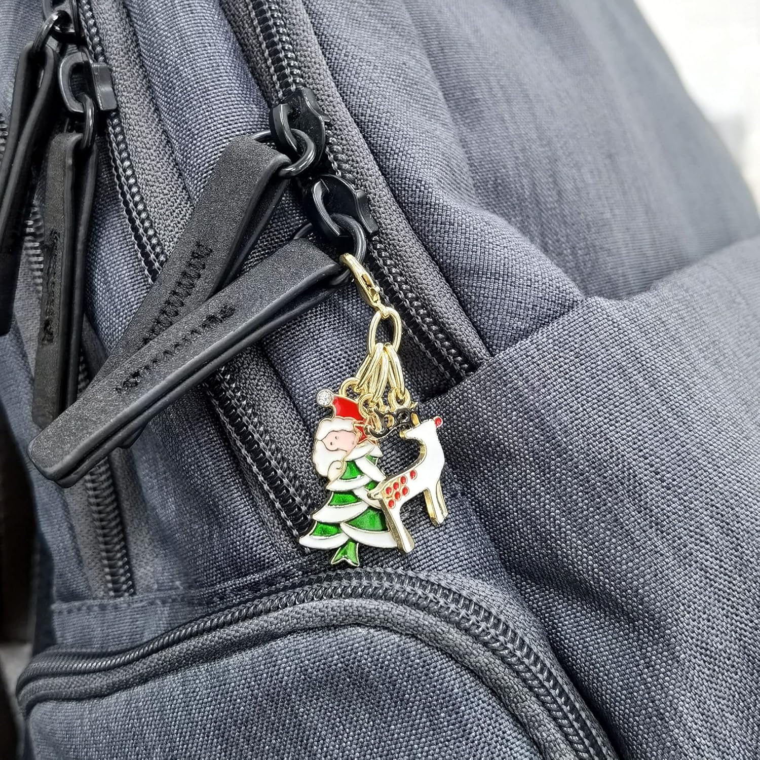 Paialco Dainty Christmas Holiday Themed Charms Lobster Claw Clasp - Image 2