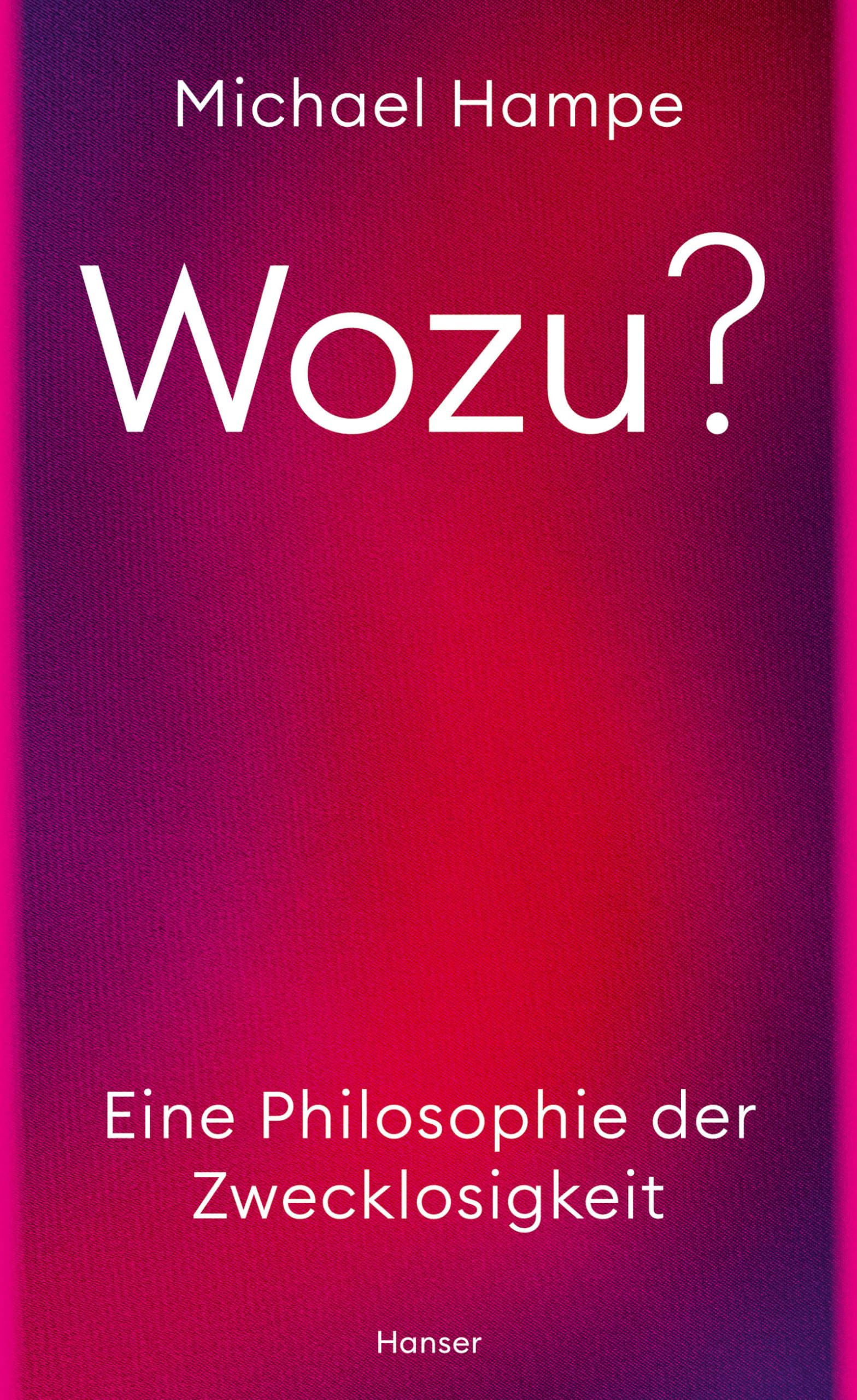 Wozu?: Eine Philosophie der Zwecklosigkeit