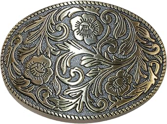 CTM Floral Print Belt Buckle