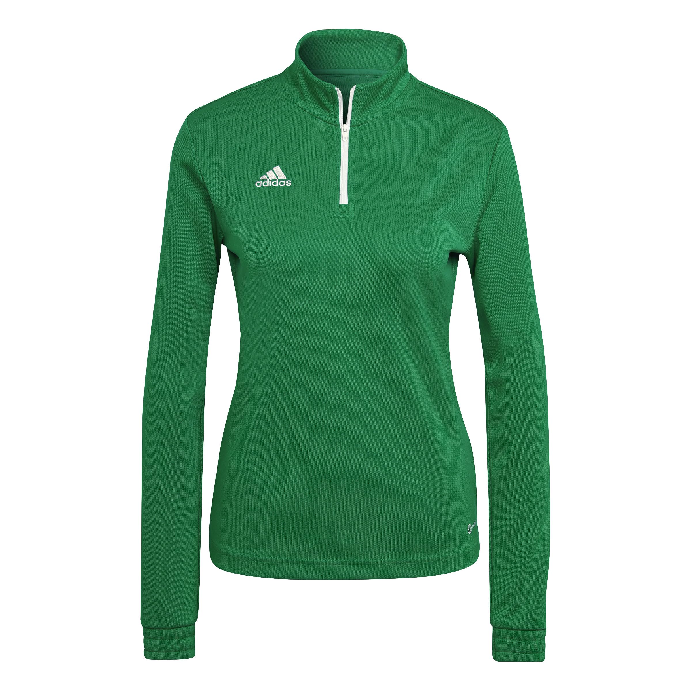 adidas Women's Entrada 22 Training Top, Team Green / White, L
