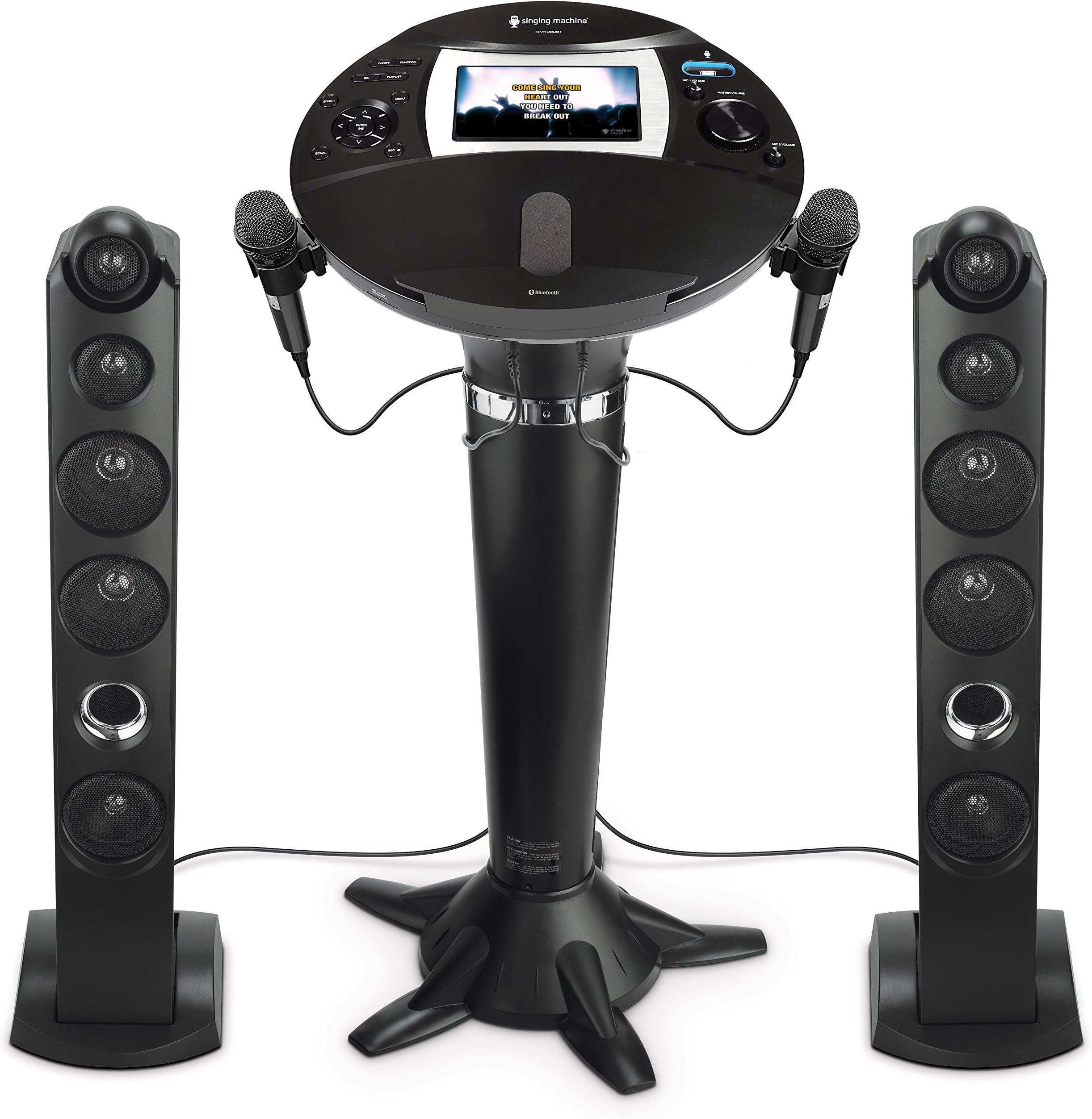 Singing Machine iSM1060BT All-Digital HD Karaoke System with Bluetooth