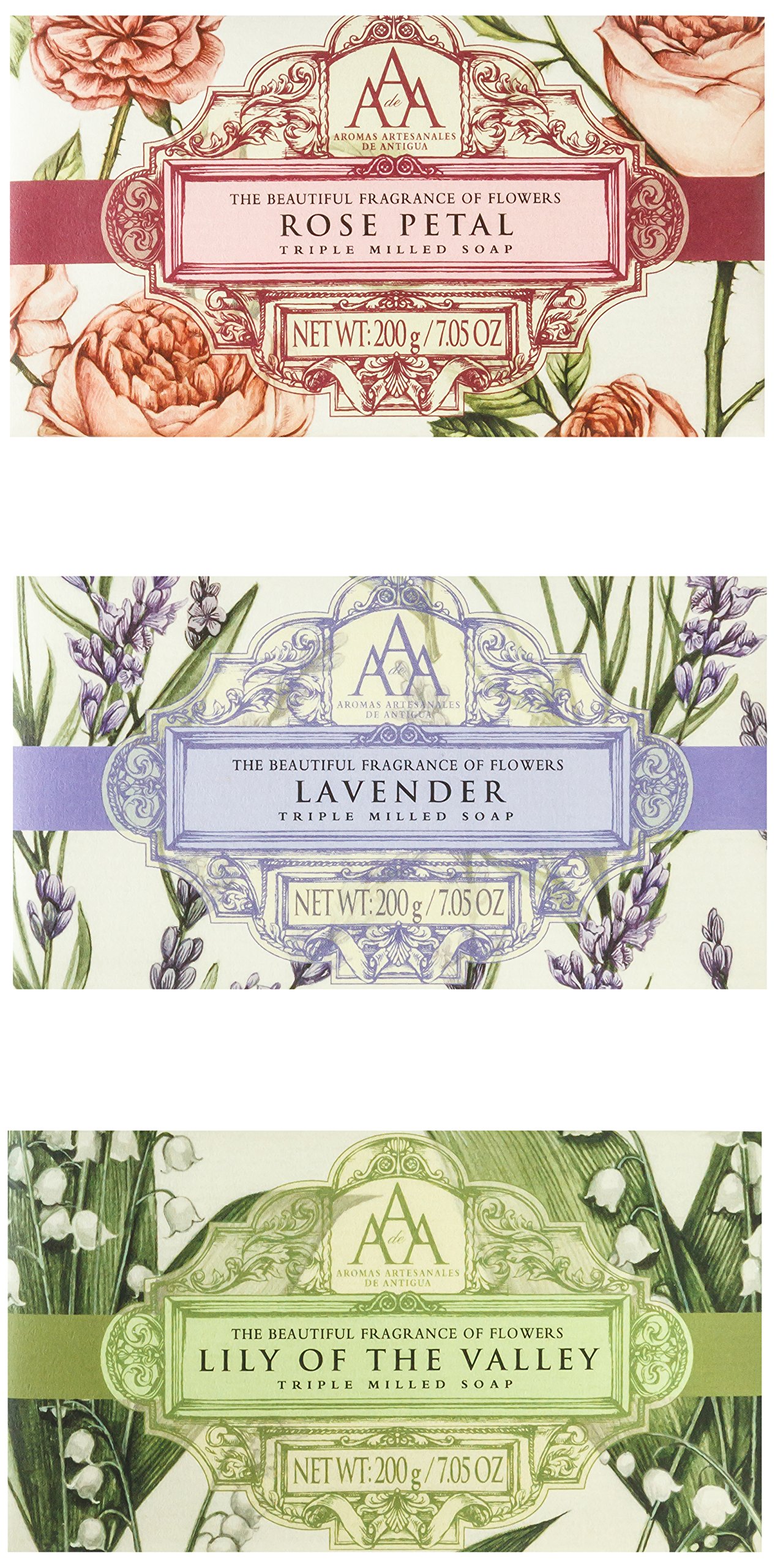 AAA by Somerset Floral soap set by somerset, 7.05 Fl Oz (92903)