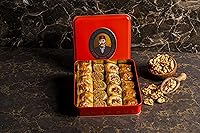 Vista 175 de Hafiz Mustafa 1864 Istanbul Baklava Pastry Box - Baked Baklava Dessert Snacks Made from Fresh Phyllo Dough Sheets, Pistachio, Hazelnut, Walnut