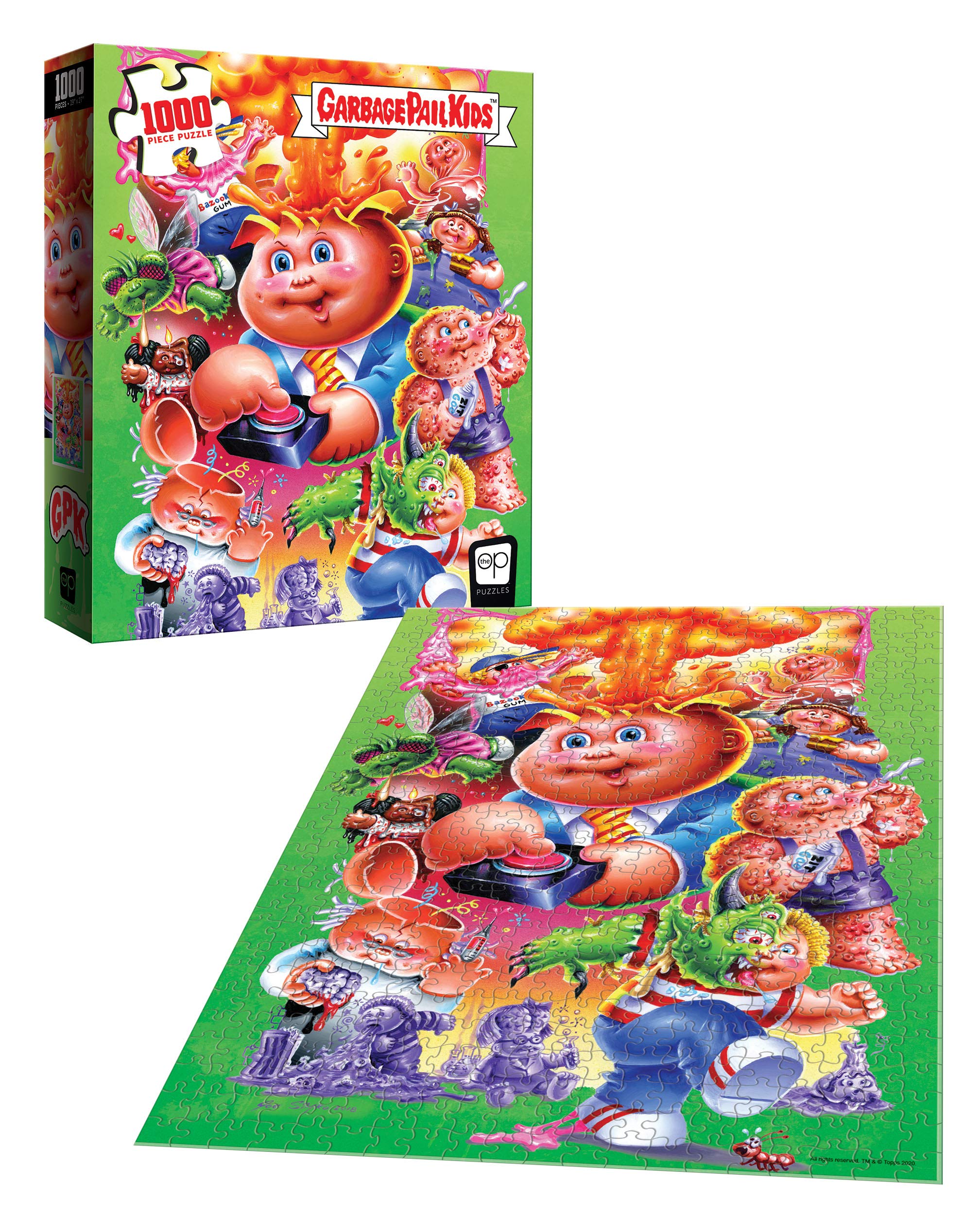 USAOPOLY Garbage Pail Kinderpuzzle Palooza 1000 Teile Puzzle | 35. Jahrestag von GPK | Offiziell lizenzierter Mülleimer Kinderartikel | Sammlerstück Puzzle mit Original GPK Favoriten