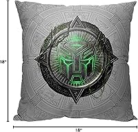 Vista 4 de Northwest Almohada Transformers, 18" x 18", Autobot Shield