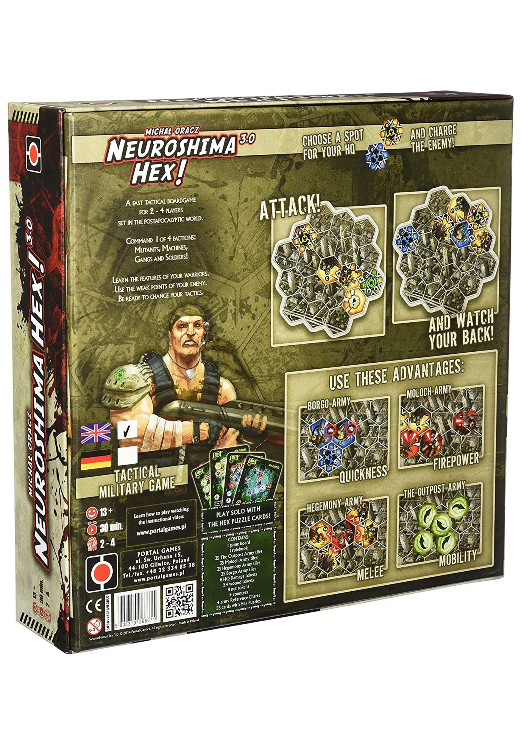 Neuroshima Hex 3.0 gra planszowa