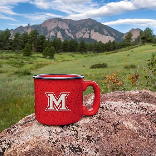 Miniatura 472 de Rico Industries NCAA Utah Utes - Taza de café personalizada de 12 onzas con logotipo grabado con láser profundo, taza de cerámica para acampar con