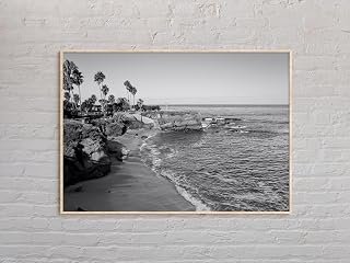 Black and White, La Jolla Print, La Jolla Wall Art, La Jolla Poster, La Jolla Photo, La Jolla Poster Print, La Jolla Wall Decor, San Diego