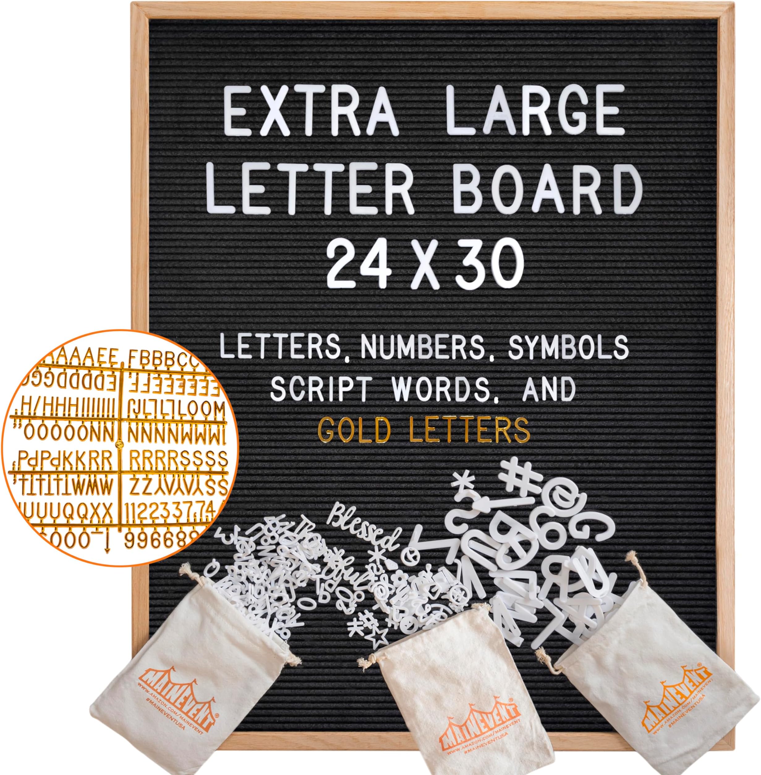 Amazon.com : Executive Office Solutions Extra Large Changeable Letter ...