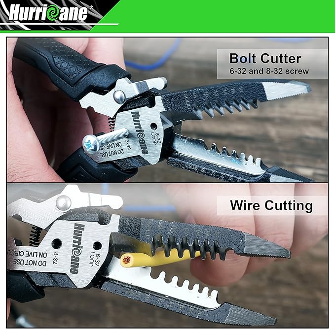 Alicate pelacables y crimpeador multifunción HURRICANE 6 en 1 miniatura 4