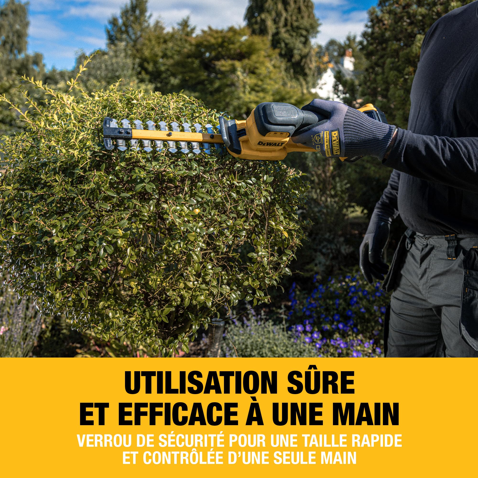DEWALT Taille-haie Compact 20 cm 18V XR DCMHT520N-XJ Outil Seulement