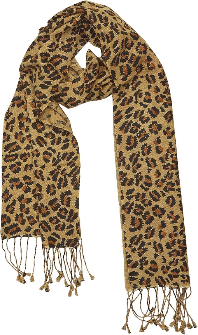 小物 leopard pattern wrinkle stole 小物 leopard pattern wrinkle stole 小物 leopard pattern