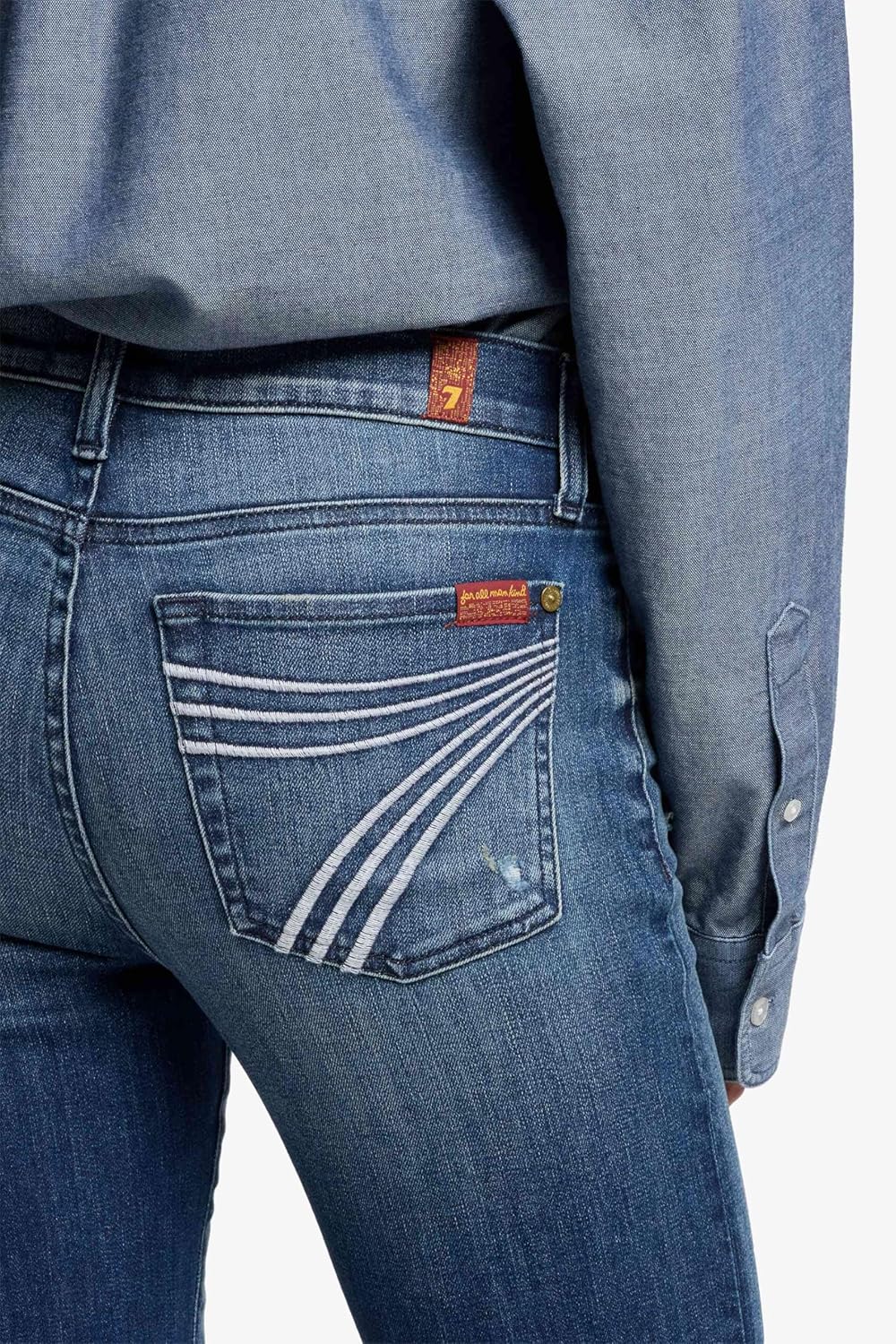 7 for All Mankind Womens Dojo Trouser Jeans - Image 6