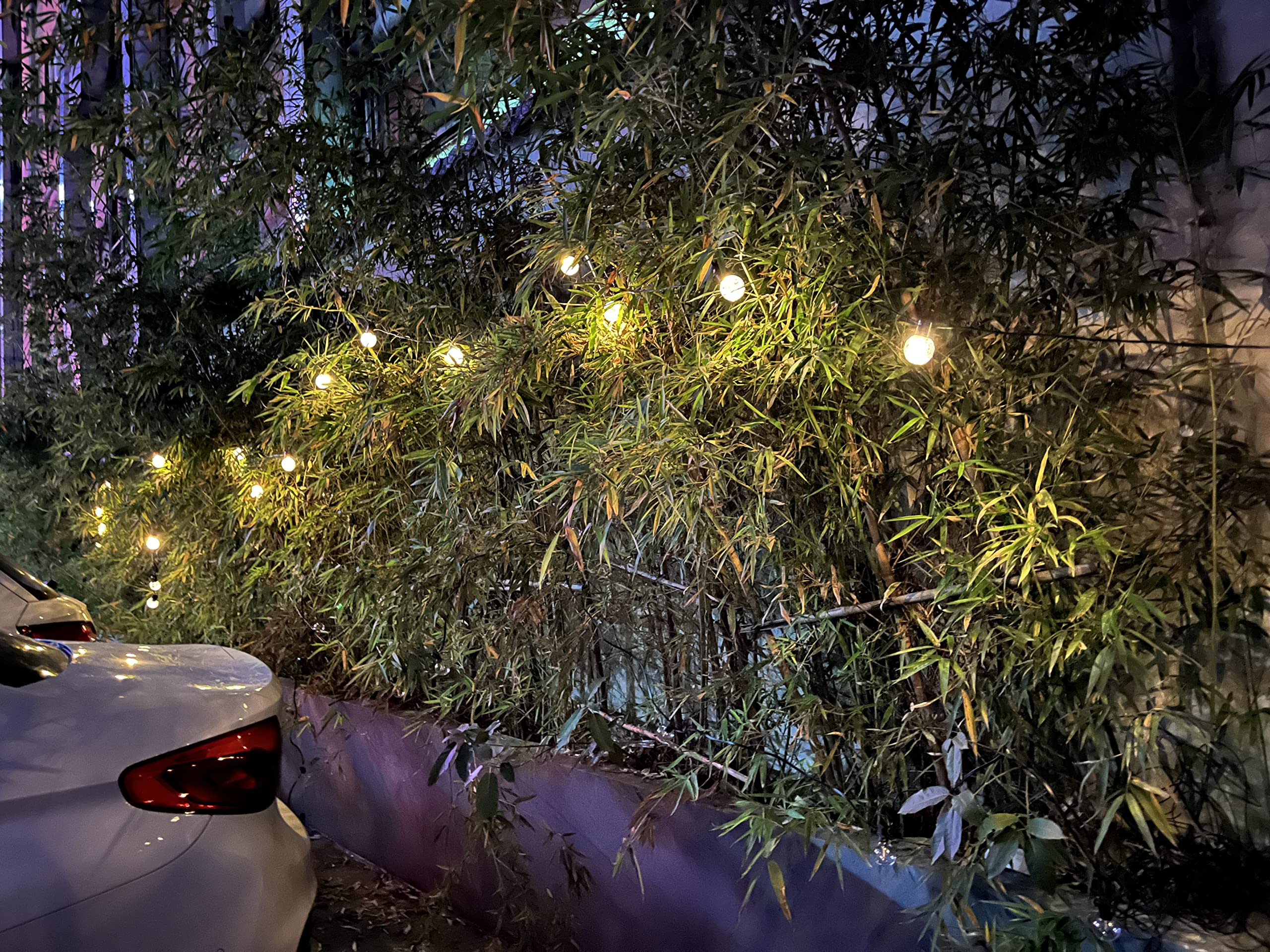sylvwin G40 łańcuch świetlny na zewnątrz, 15 m, 25 diod LED, 8 trybów pracy, solarny łańcuch świetlny LED, do ogrodu, na drzewa, podwórko, patio, na imprezę, do pokoju, na wesele