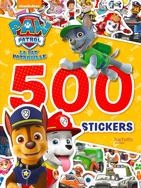 Paw Patrol - La Pat'Patrouille 500 Stickers Collection for Kids