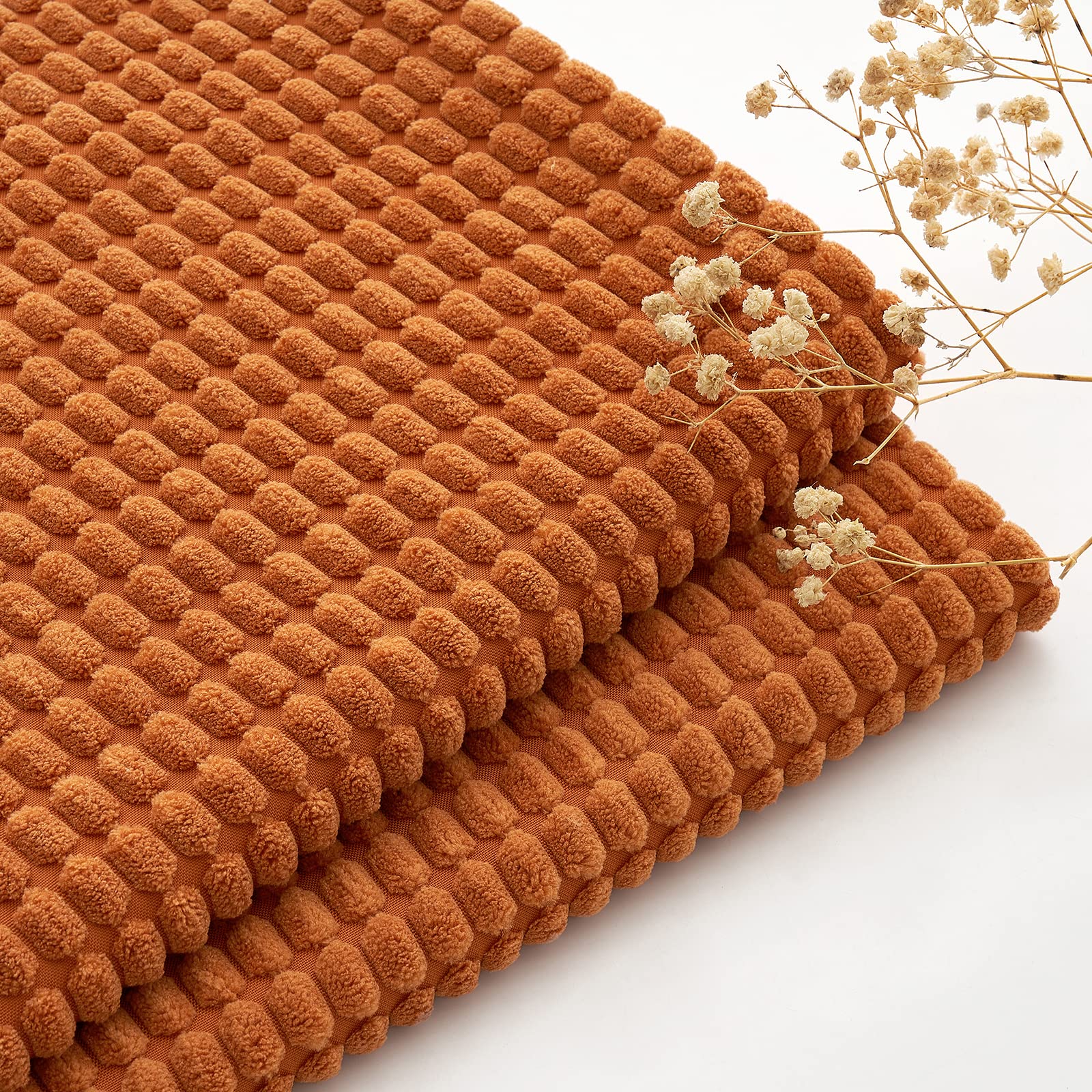 MIULEE Lot de 4 taies d'oreiller en granule pour coussin, housse de coussin douce carrée décorative pour canapé Lettoin mixte polyester 40 x 40 cm, série verte MIULEE Lot de 4 taies d'oreiller en granule pour coussin, housse de coussin douce carrée décorative pour canapé Lettoin mixte polyester 40 x 40 cm, série verte