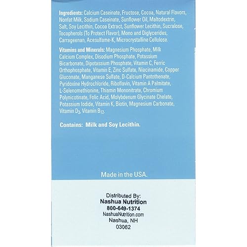 Miniatura 3 de Nashua Nutrition Mezcla de pudín/batido de caramelo salado de chocolate sin aspartamo, baja en calorías, baja en carbohidratos, baja en grasa,
