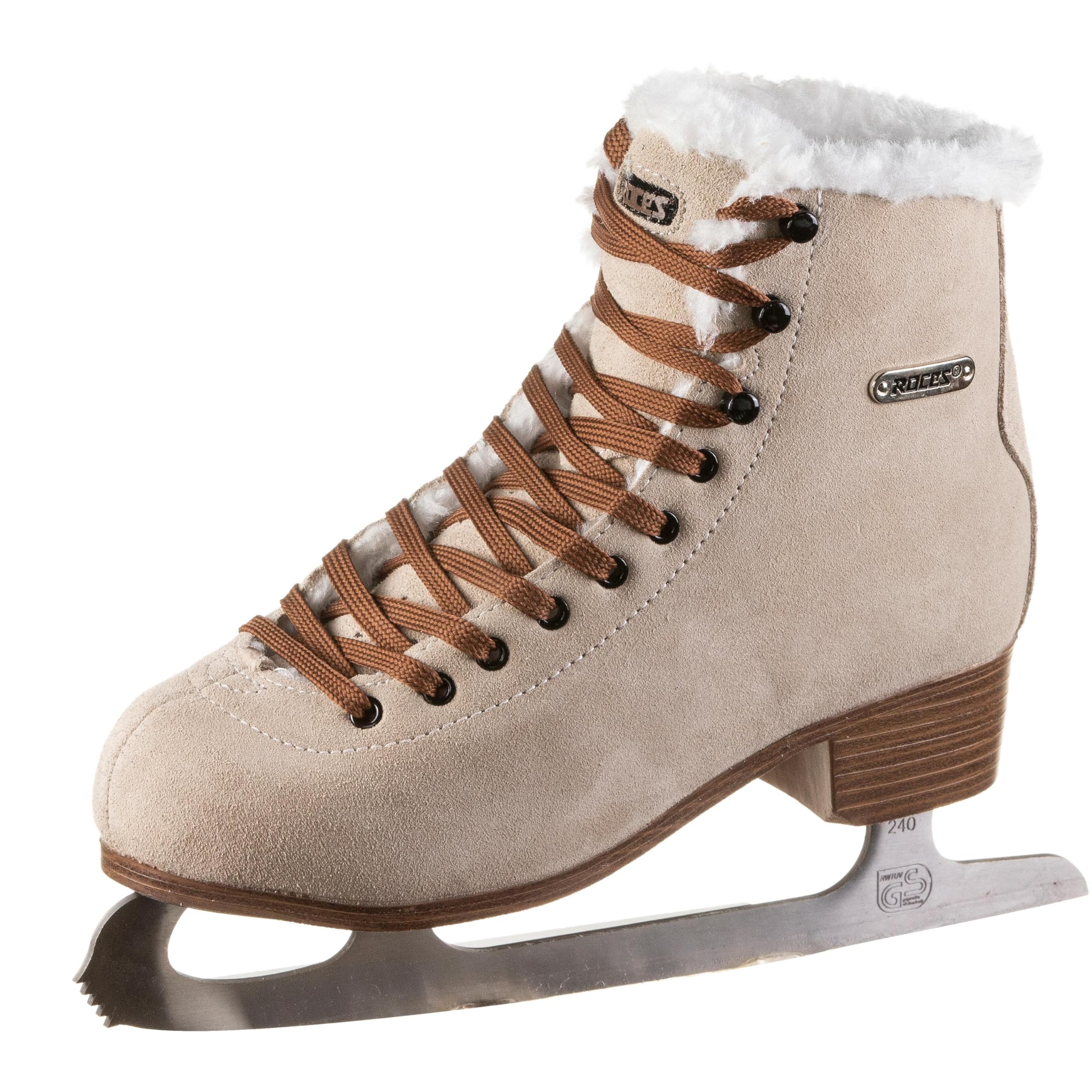 ROCES Suede Eco-Fur Patines de Hielo para Mujer