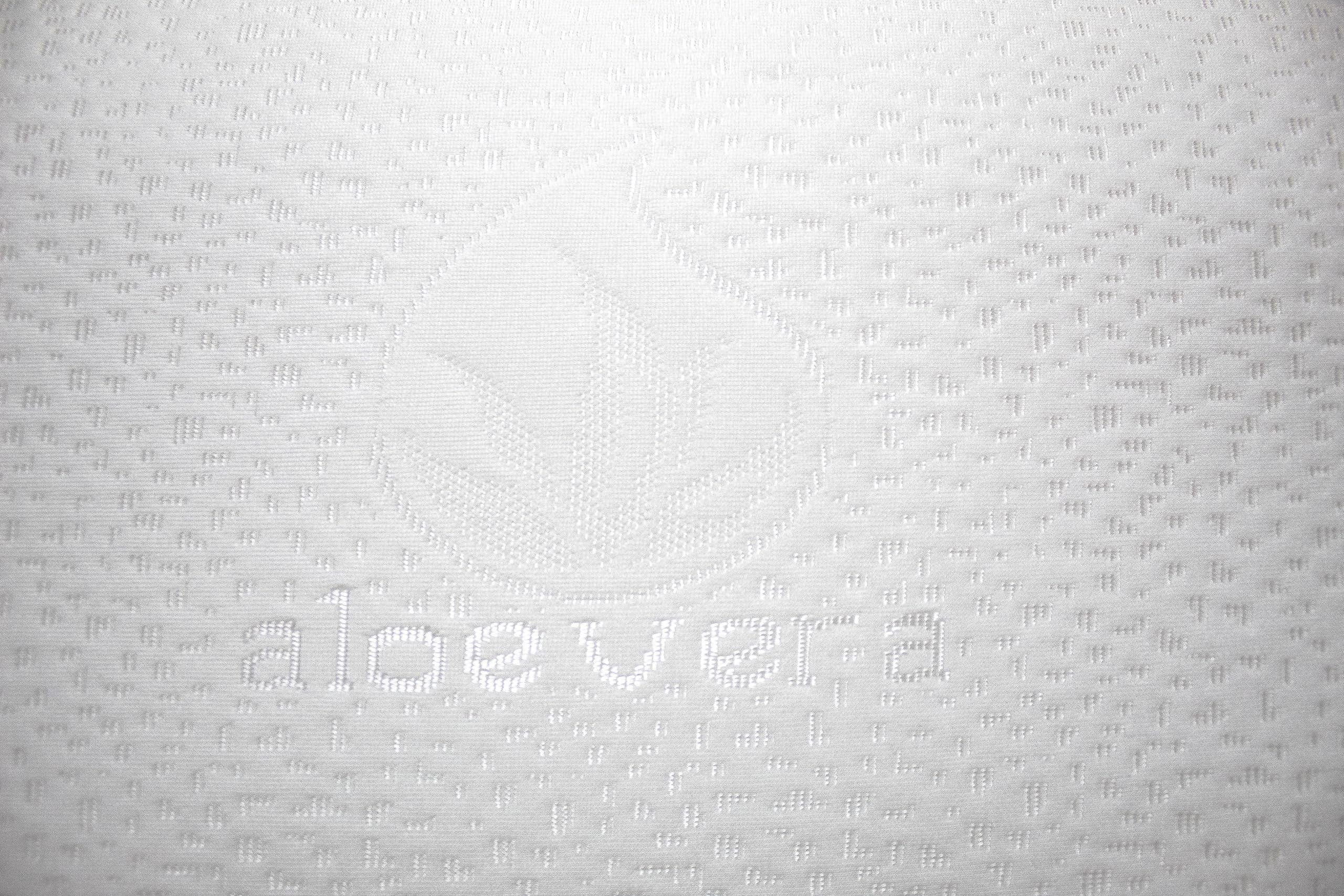 Almohada Viscoelástica Aloe Vera Pack 2 Almohadas 70 cm - Núcleo 100% Viscoelástico - Máximo Confort Memory Foam, Ergonómica y Termorregulable - Funda Desenfundable y Lavable
