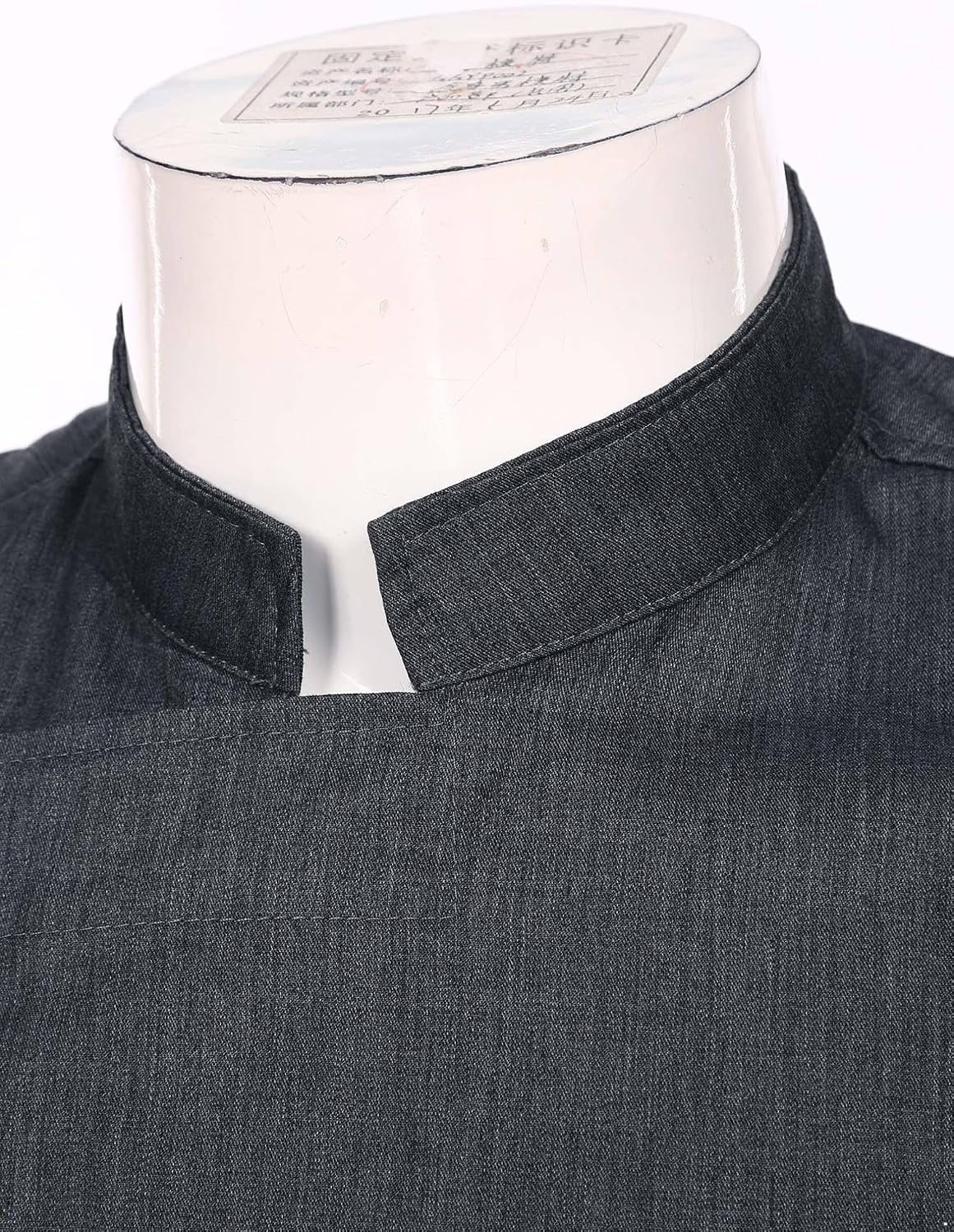 JEATHA Men Unisex Classic Professional Chef Coat Chef Jacket Button-Down Pockets Baking Cooking Uniform
