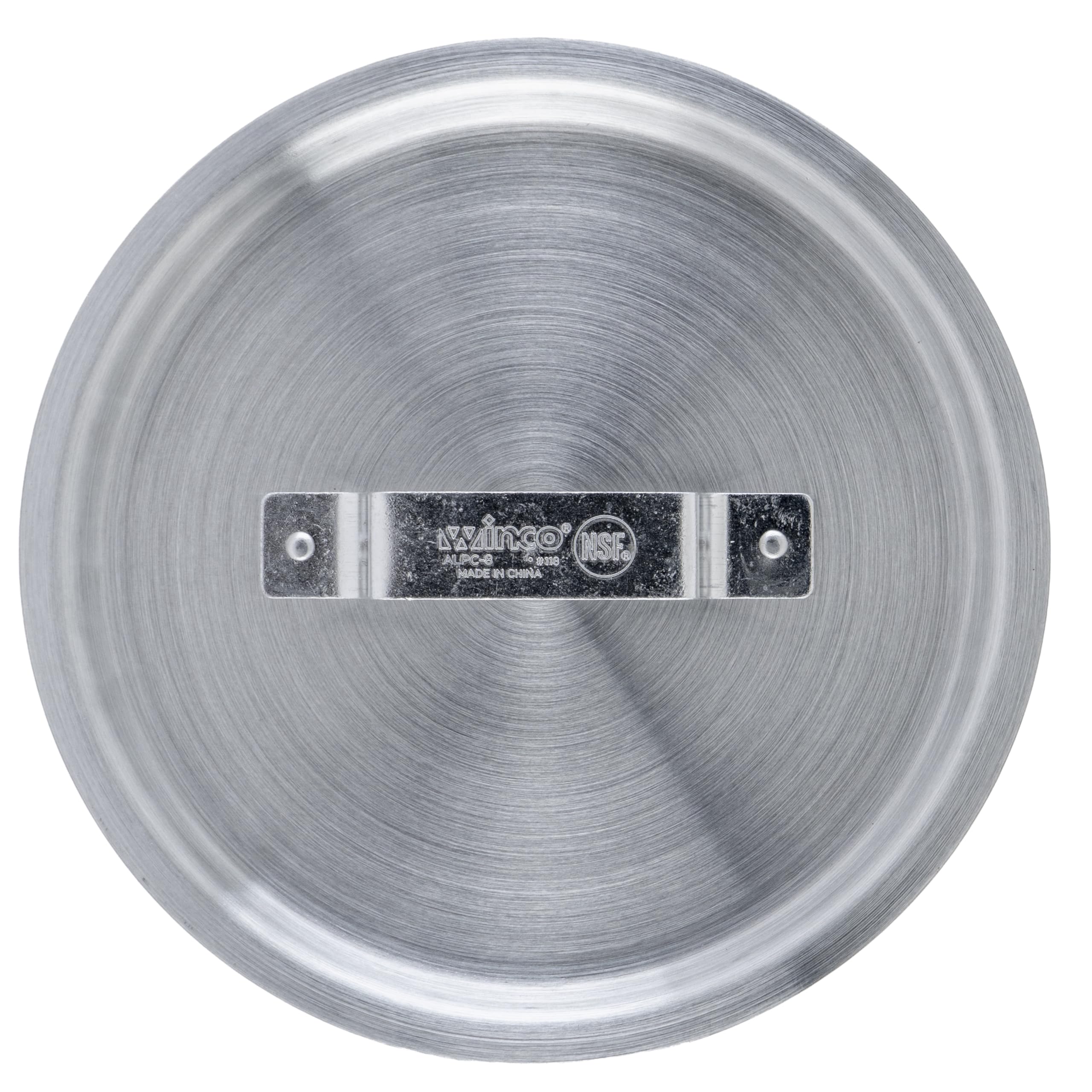 Couvercle aluminium 8-quart Winco ALPC-8 pour marmite ALST-8 épaisseur 2mm de cuisine