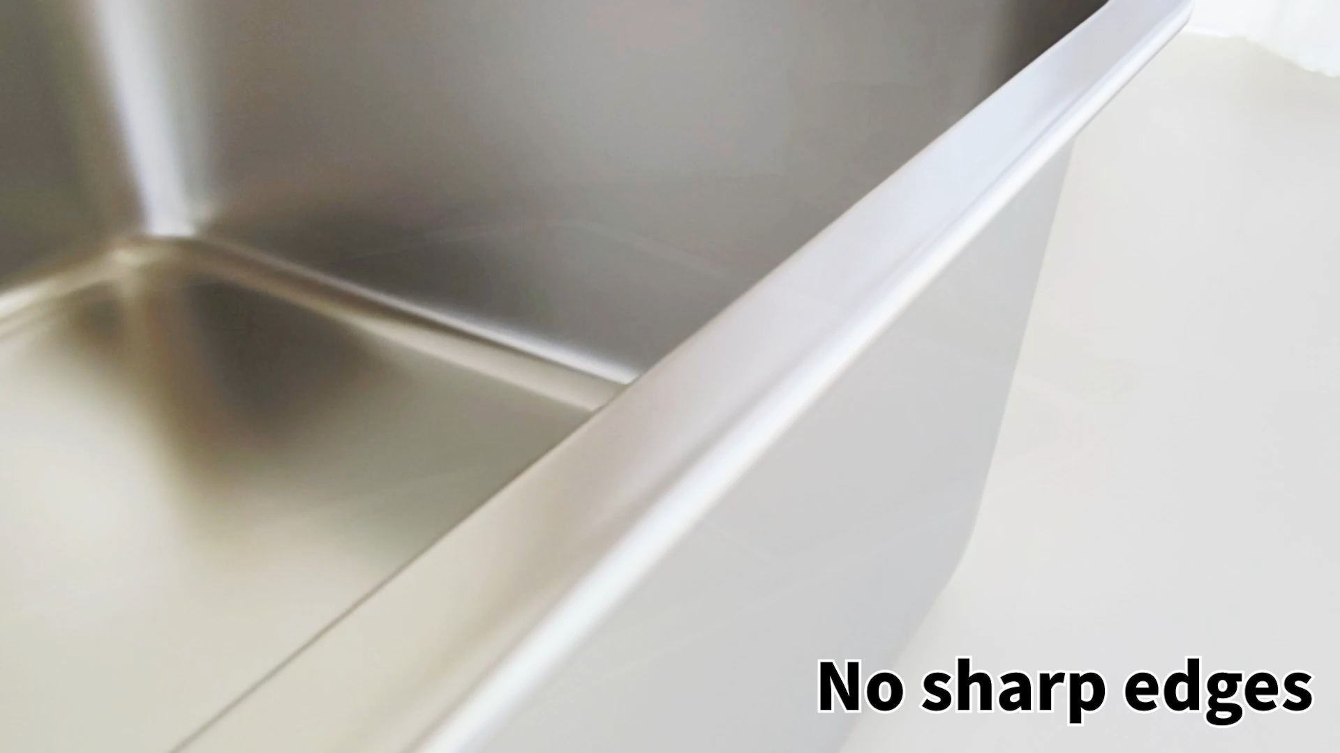 Holintan Stainless Steel Litter Box 2 Pack, 23.6" X 15.7" X 6" Steel Litter Box XL No Smell, Extra Large Metal Litterbox for Big Cat, Multiple Cats, Non Stick, Easy Cleaning - image 7