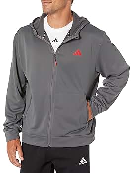 adidas Men's Training Essentials Seasonal Woven Full-Zip