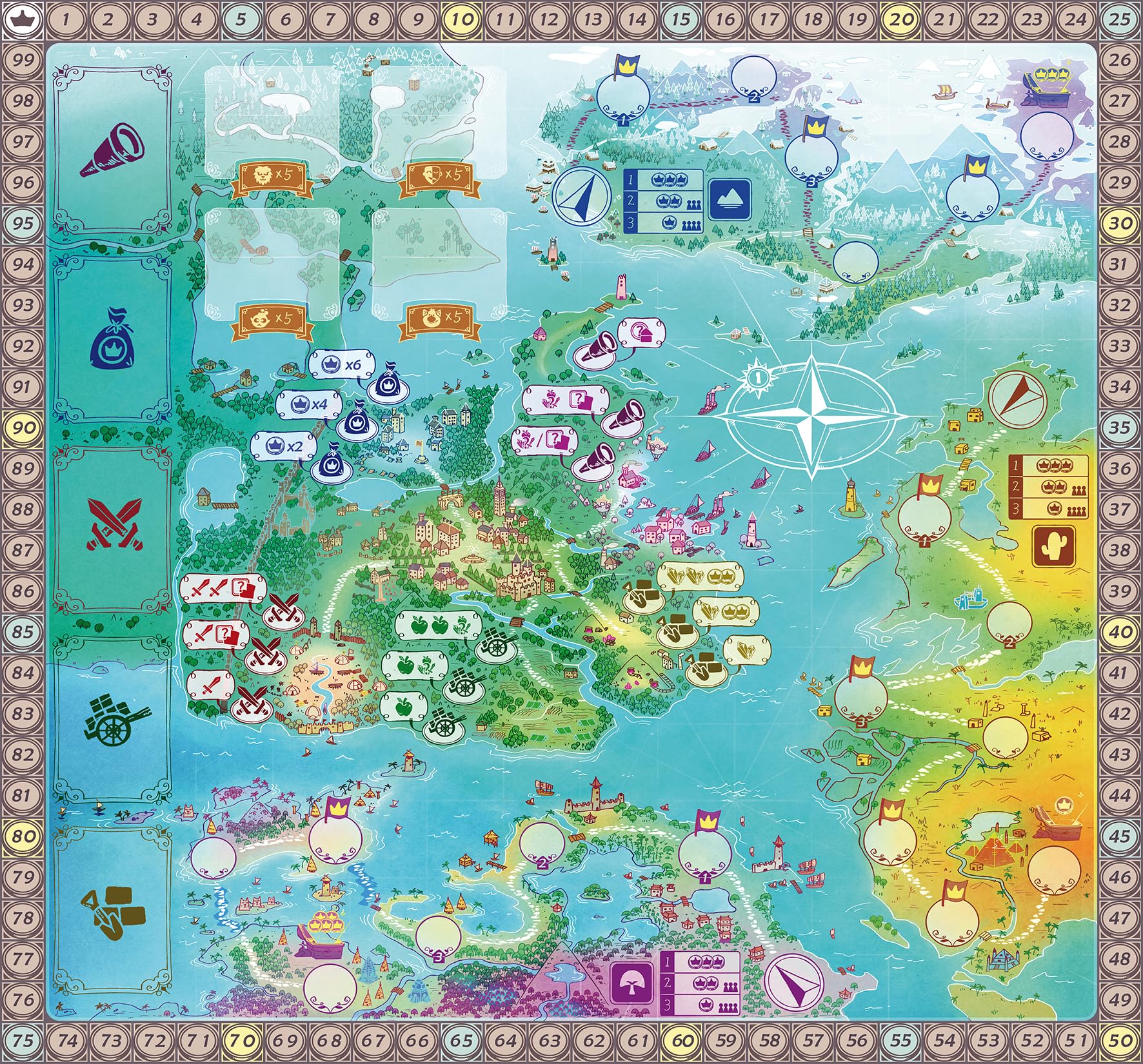 Asmodee - NAVORIA - Jeu de Société - Jeu de Plateau et de stratégie