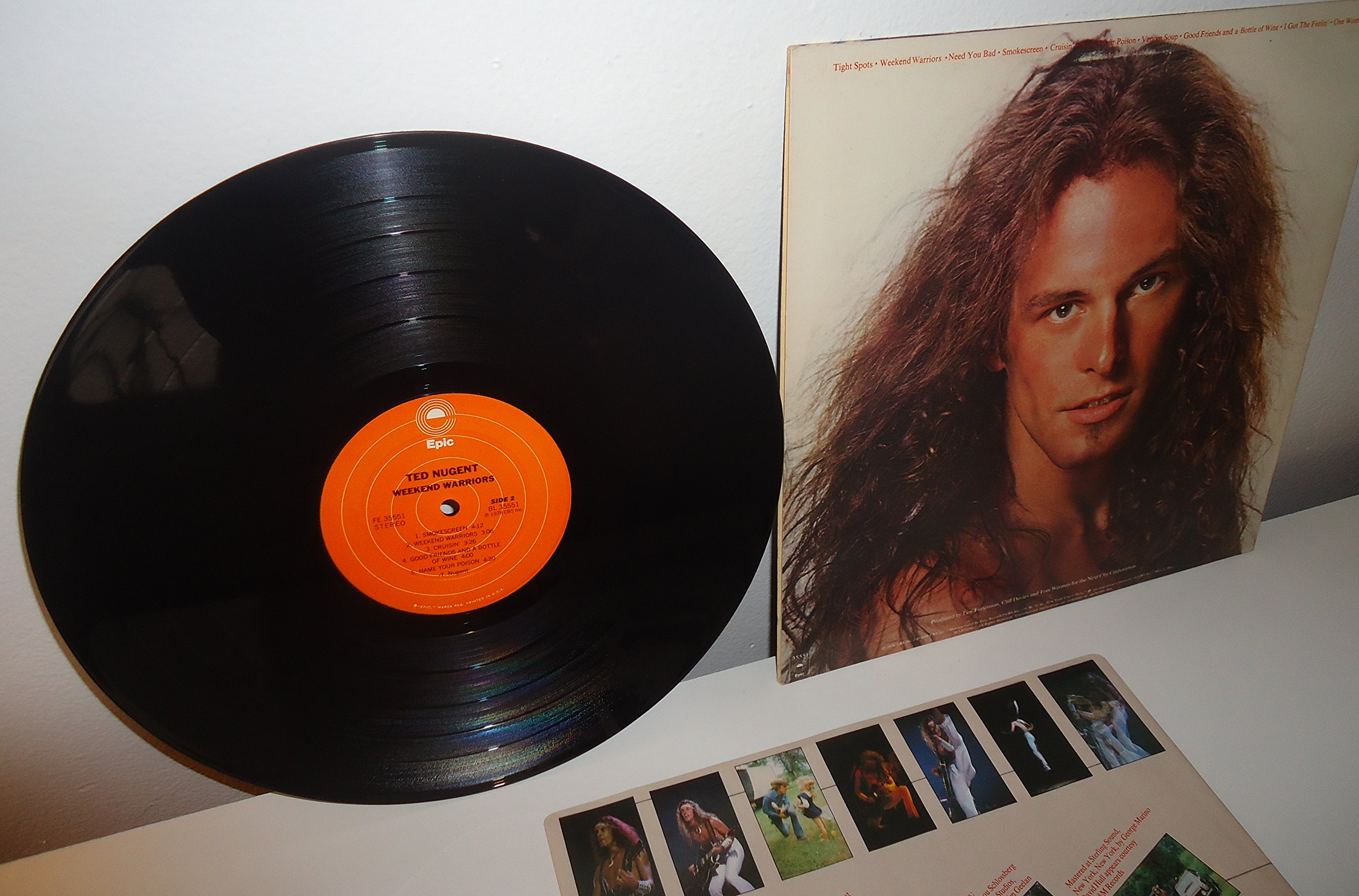 Ted Nugent FE 35551 Weekend Warriors Label: Epic LP, Album, Land: US Released: 1978, Motiv: Rock Style: Hard Rock