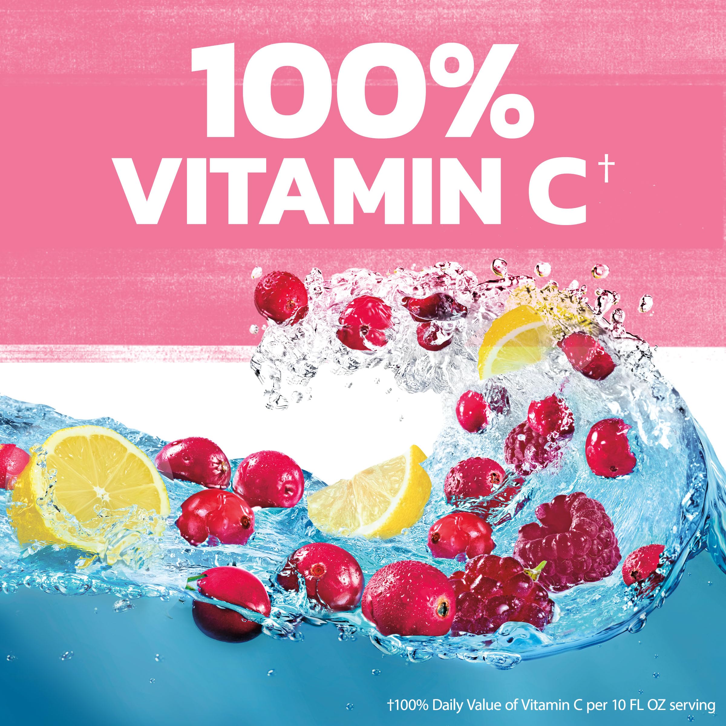 Ocean Spray® Cran-Raspberry Lemonade™ Cranberry Raspberry Lemonade Juice Drinks, 10 Fl Oz Bottles, 6 Count (Pack of 2)