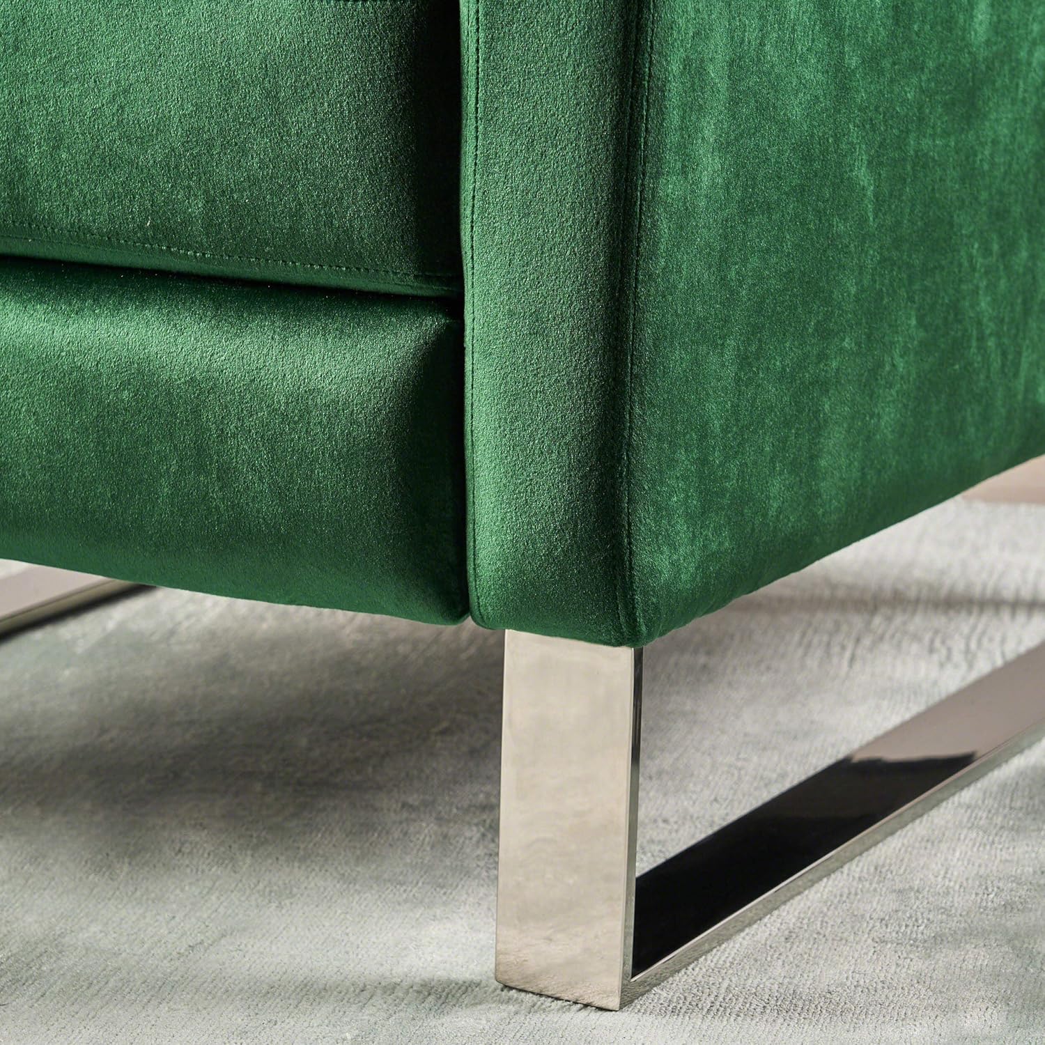 Crаzу Clеаrаnсе Christopher Knight Home Arvin Push Back High Leg Recliner, Emerald, Silver