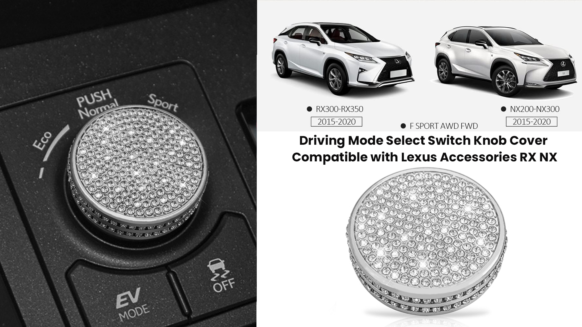 Amazon.com: CUCHIYUN Bling Car Accessory Variable Speed ECO Sport
