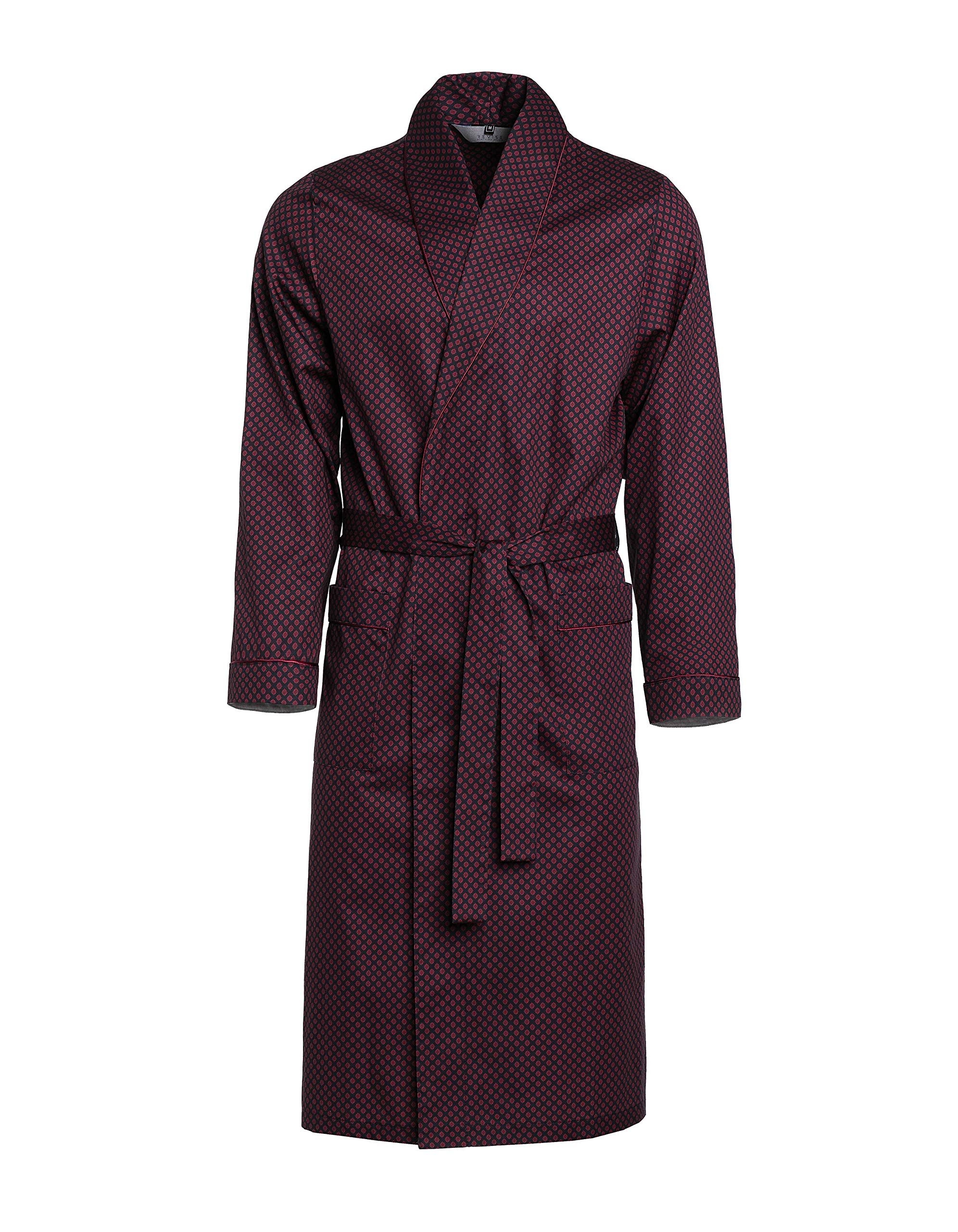 Revise “Guido RE-504” - Accappatoio da uomo, elegante, 100% cotone
