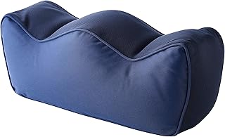アーネスト 足枕 (フットレスト/足置き/膝枕) カバー洗濯可能 むくみ 疲れ解消 (洗える足楽まくら) ブルー A-77383