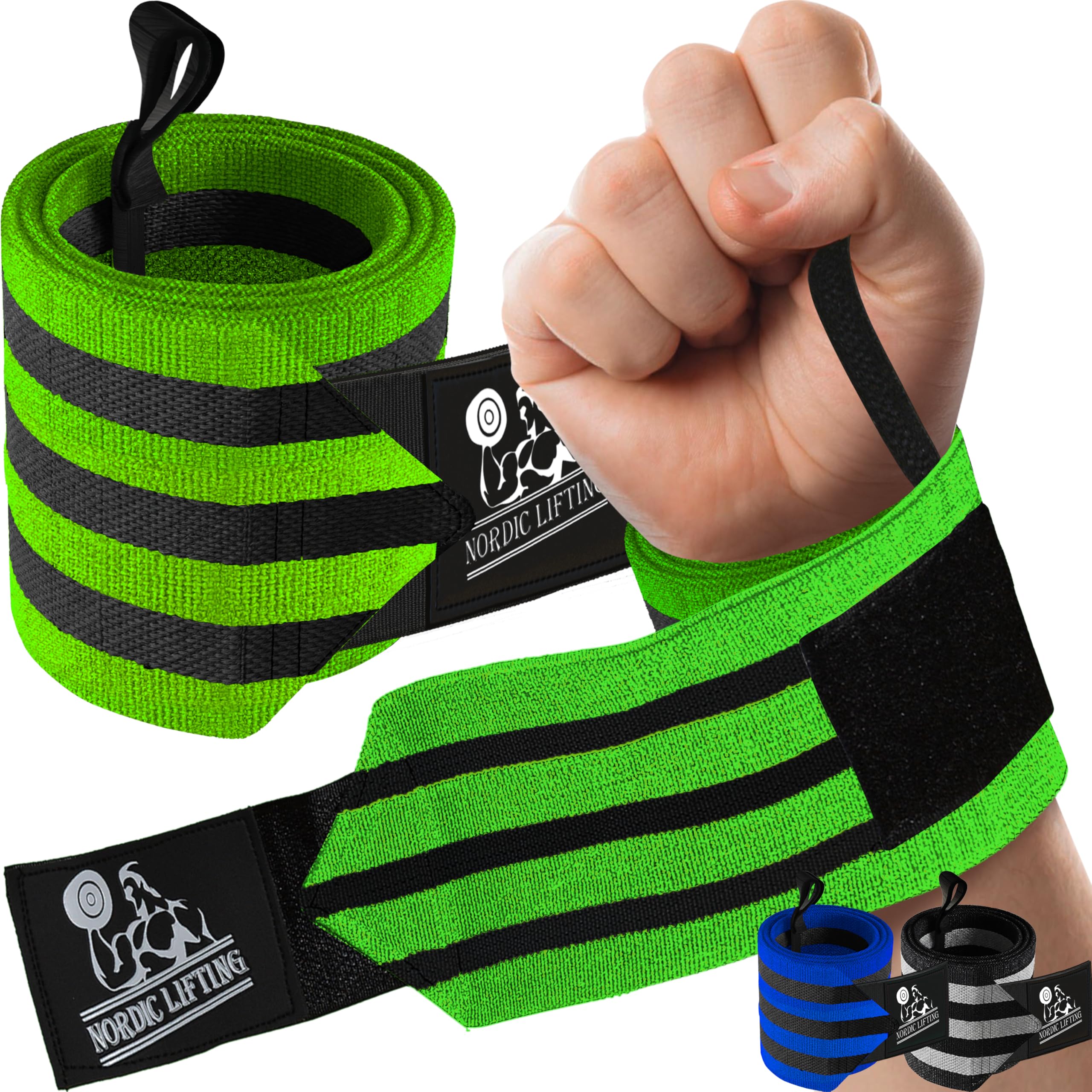 Nordic Lifting Wrist Wraps Super Heavy Duty