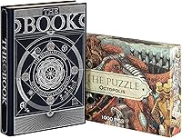 HUNGRYMINDS The Book + Octopolis 1000-Piece Puzzle: 400+ Page Guide to Rebuilding Civilization with Hand-Drawn Illustrations