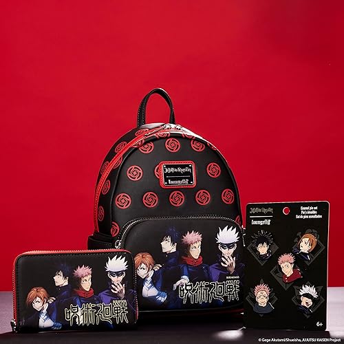 Miniatura 7 de Loungefly Anime Cartera de Jujutsu Kaisen "Year One Class", exclusiva de Tienda