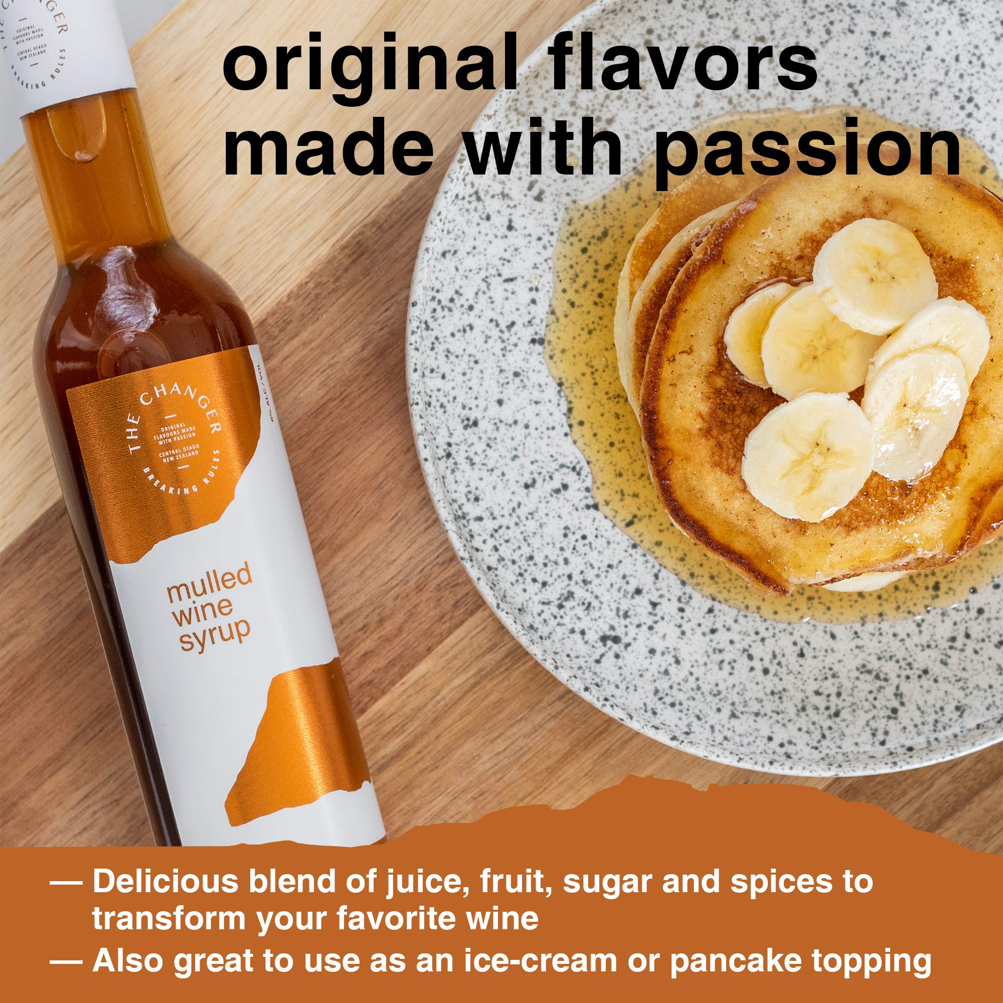 THE CHANGER Mulled Wine Syrup All Natural Syrup for Wine and
