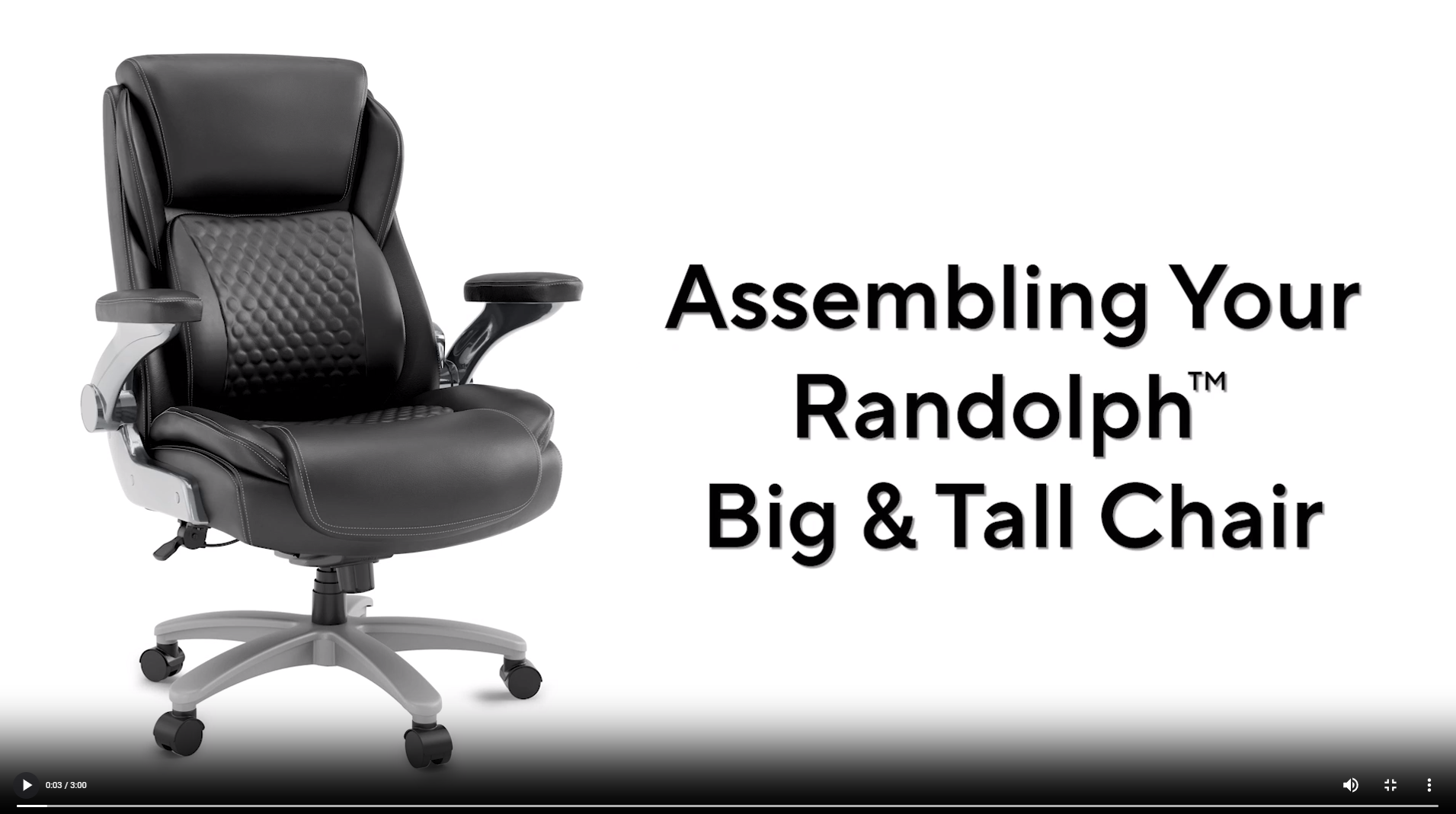 Amazon.com: Staples Randolph Ergonomic Bonded Leather Executive