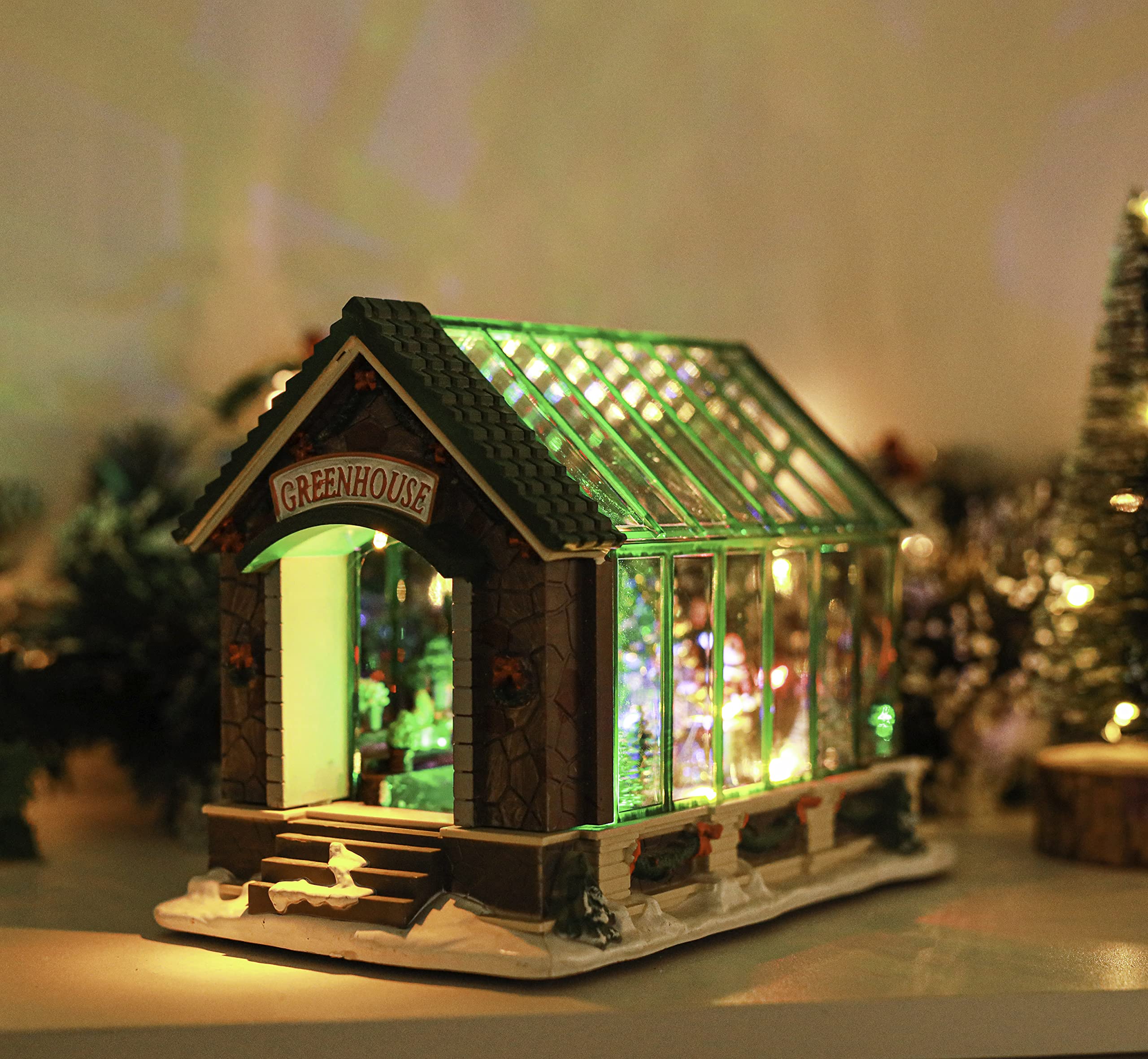 Marco Paul Kerstscène Verlicht Dorp - LED Decoratie Met Schaatsbaan 784100