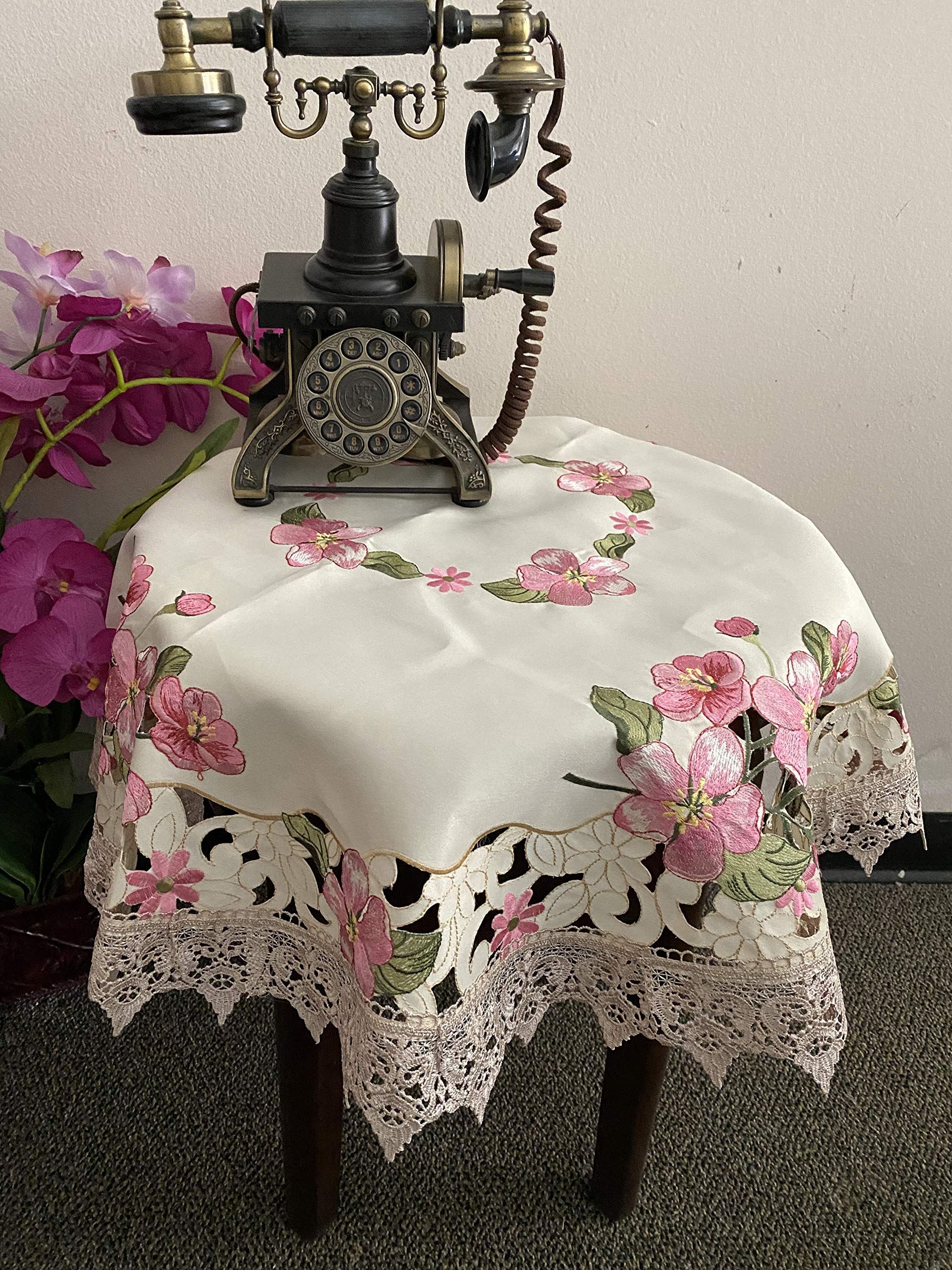 美品ꕥサラマリカ CTN LINEN FLOWER EMB ALL IN ONE 美品ꕥサラマリカ