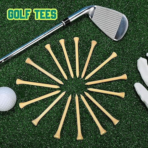 Miniatura 5 de Mudder Paquete de 600 camisetas de golf de madera, camisetas de golf de madera, camisetas de golf a granel para hombres, accesorios para pelotas de
