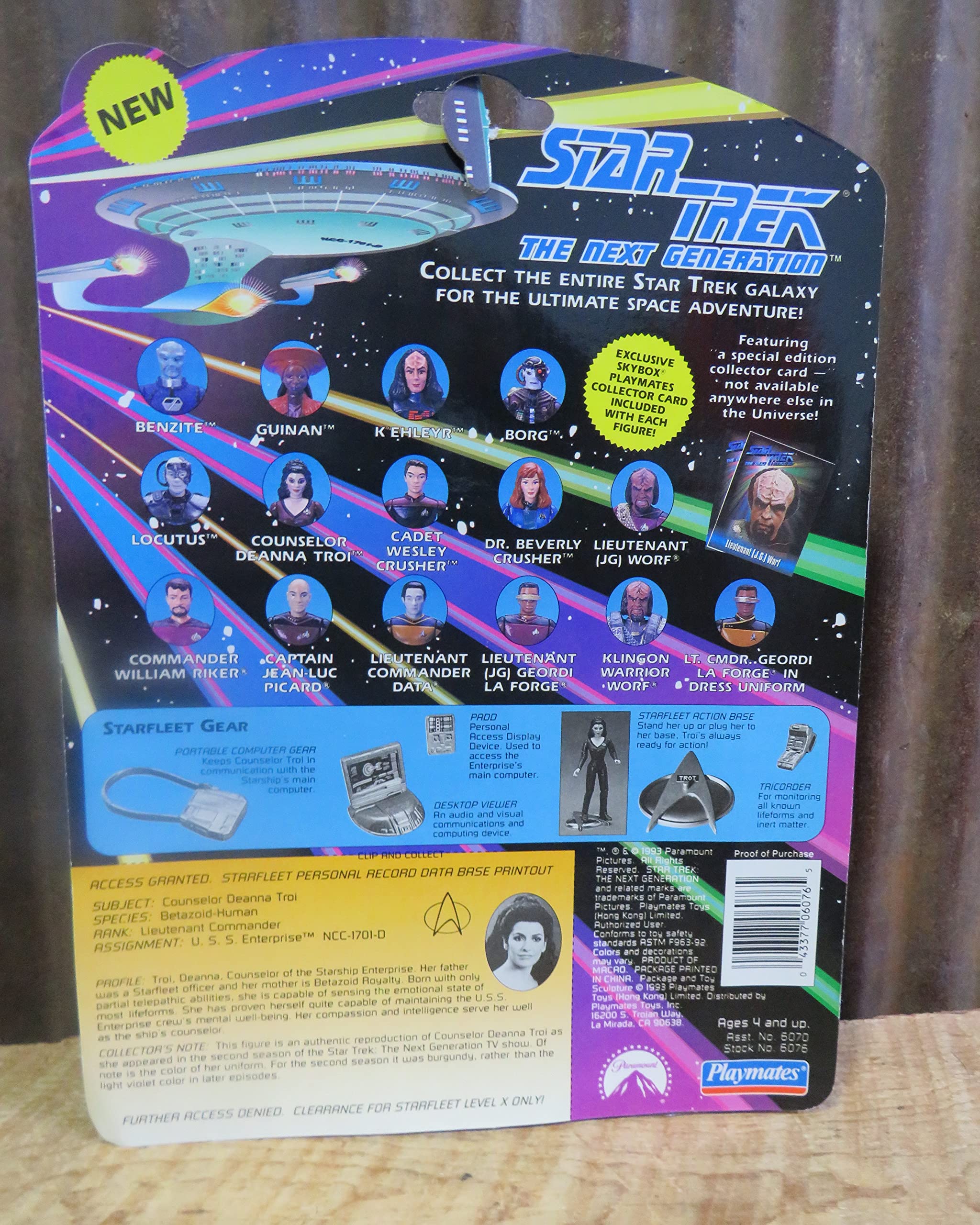 【激レア・新品未開封】Star Trek 限定版 コレクターズセット 1993 Star Trek the Next Generation Collectors Case Holds 12