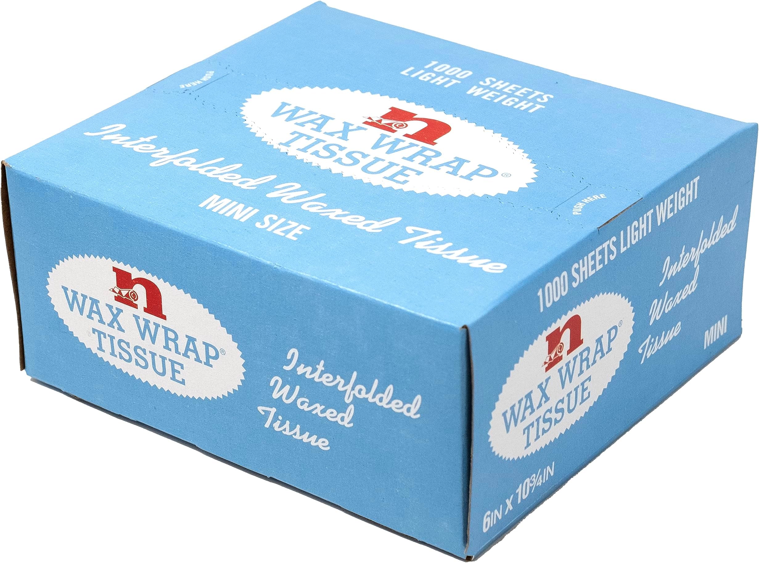 6" x 10 3/4" Lightweight Bakery Tissue Sheets - 10000 per case - 10 boxes of 1000 sheets