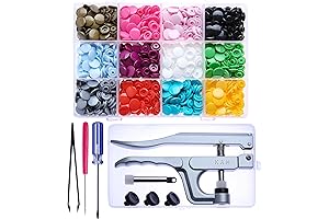 KAM Snaps Starter Kit with Pliers Fastener Buttons for Clothes