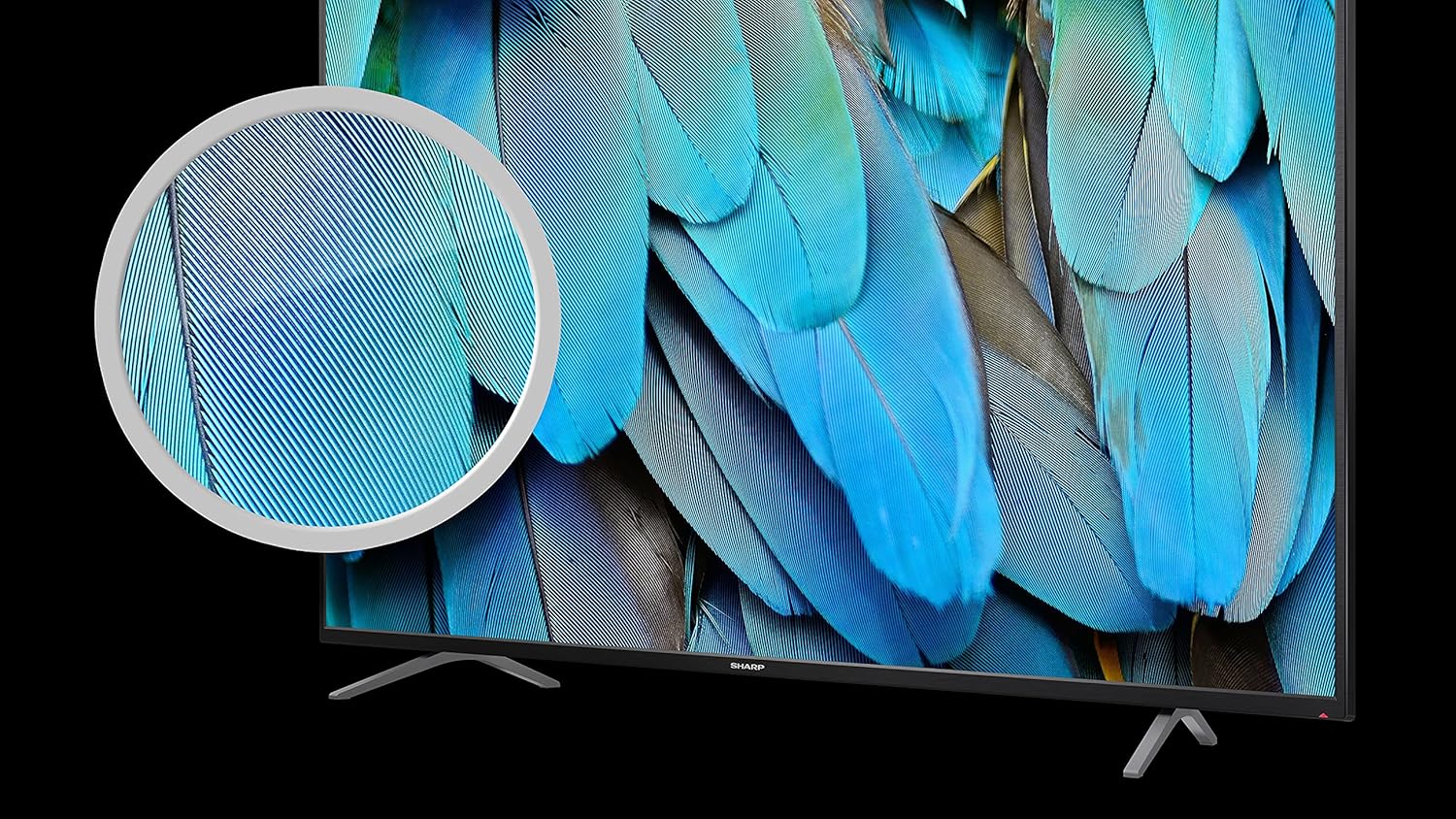 Sharp Aquos 4T-C50BL6EF2AB - 50 Smart TV 4K Ultra HD Android 9.0, Wi-Fi, DVB-T2/S2, 3840 x 2160 Pixels, Nero, suono Harman Kardon, 4xHDMI 3xUSB, 2020