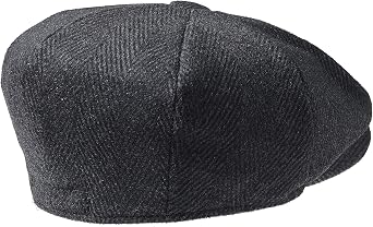 PEAKY BLINDERS 8 Piece 'Newsboy' Style Flat Cap -Tweed Wool Fabric Variations