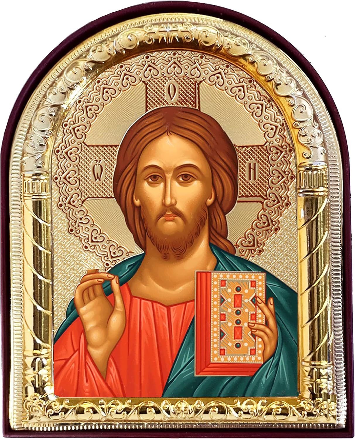 Amazon.com: Christ The Teacher Icon Gold Foil Icon, Religious Gift