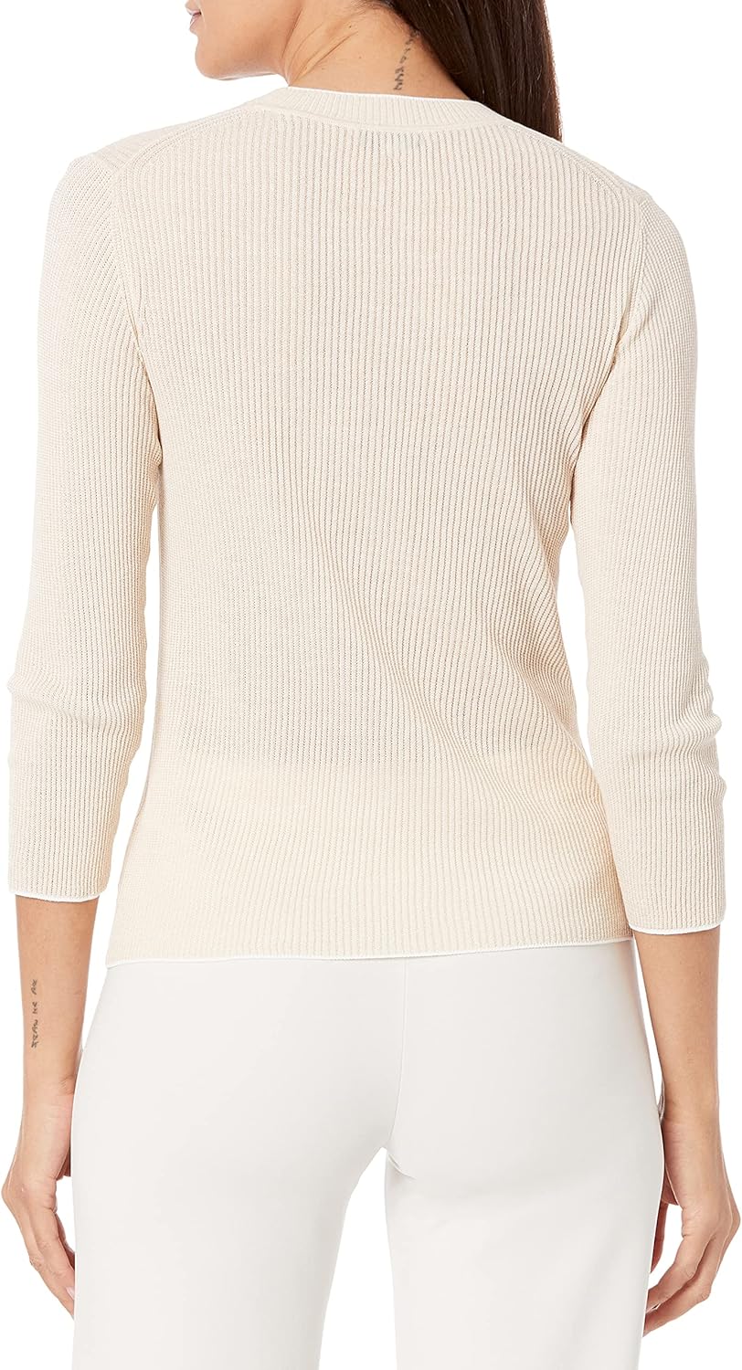 Vince Women's Marled Elbow Sleeve Crew - Image 2