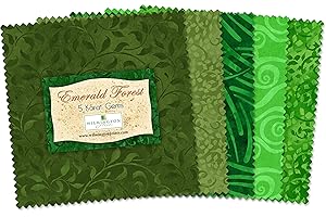 Wilmington Prints Emerald Forest 5 Karat Gems 9/17